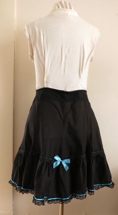 Trumpet skirt 'Petticoat' 2010. Back view.