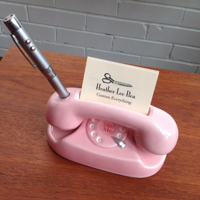 Giftware Ceramic Telephone with pen and pad holders