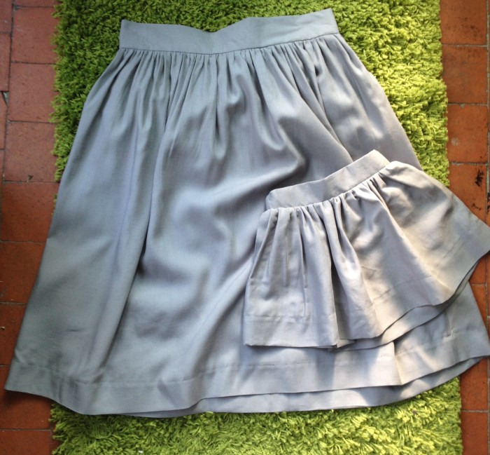 Mother & Daughter skirt set. 