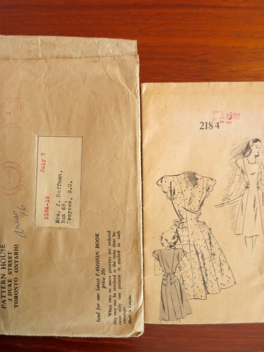 Mail Order Pattern 2184 (1947)