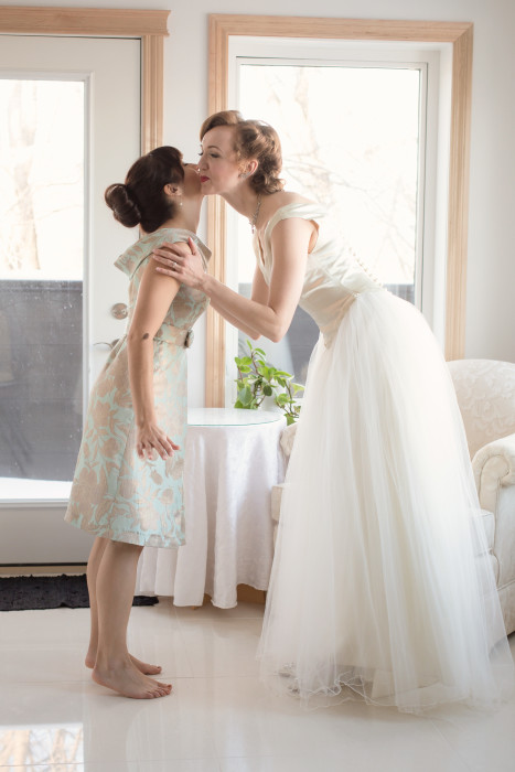 The Bride with her bestie! (photo by Brittany Rae Photography)